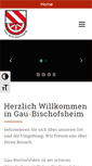 Mobile Screenshot of gau-bischofsheim.de
