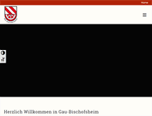 Tablet Screenshot of gau-bischofsheim.de